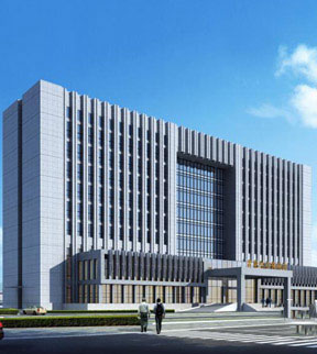 新疆保稅區綜合樓、海關大樓、國檢大樓