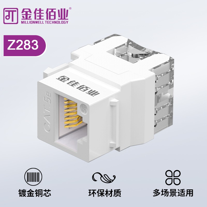 金佳佰業 超五類非屏蔽 打線網絡模塊 Z283
